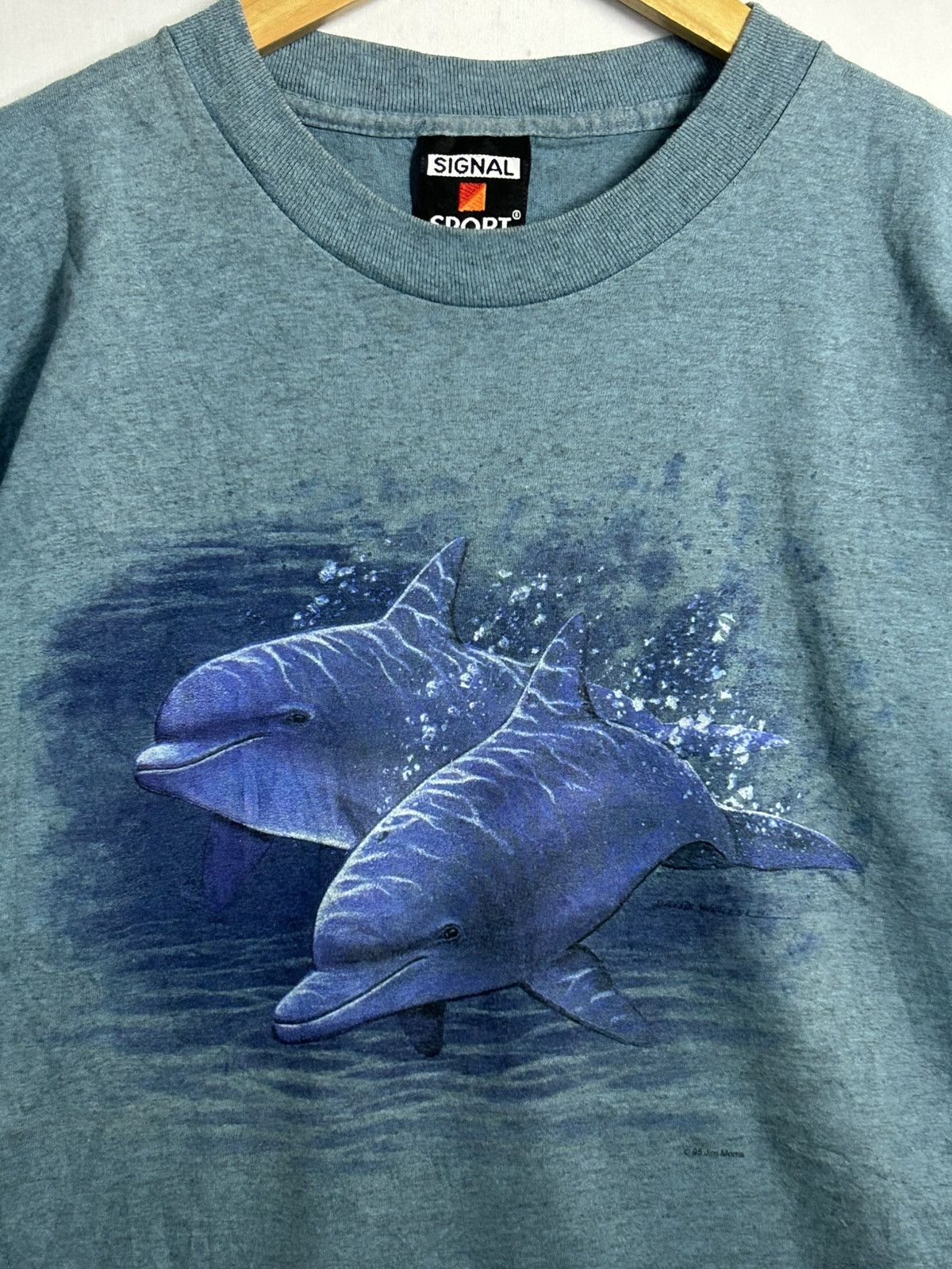 Signal Sport × Vintage Vintage 1995 Dolphin Nature Signal Sport Size US L / EU 52-54 / 3 - 2 Thumbnail