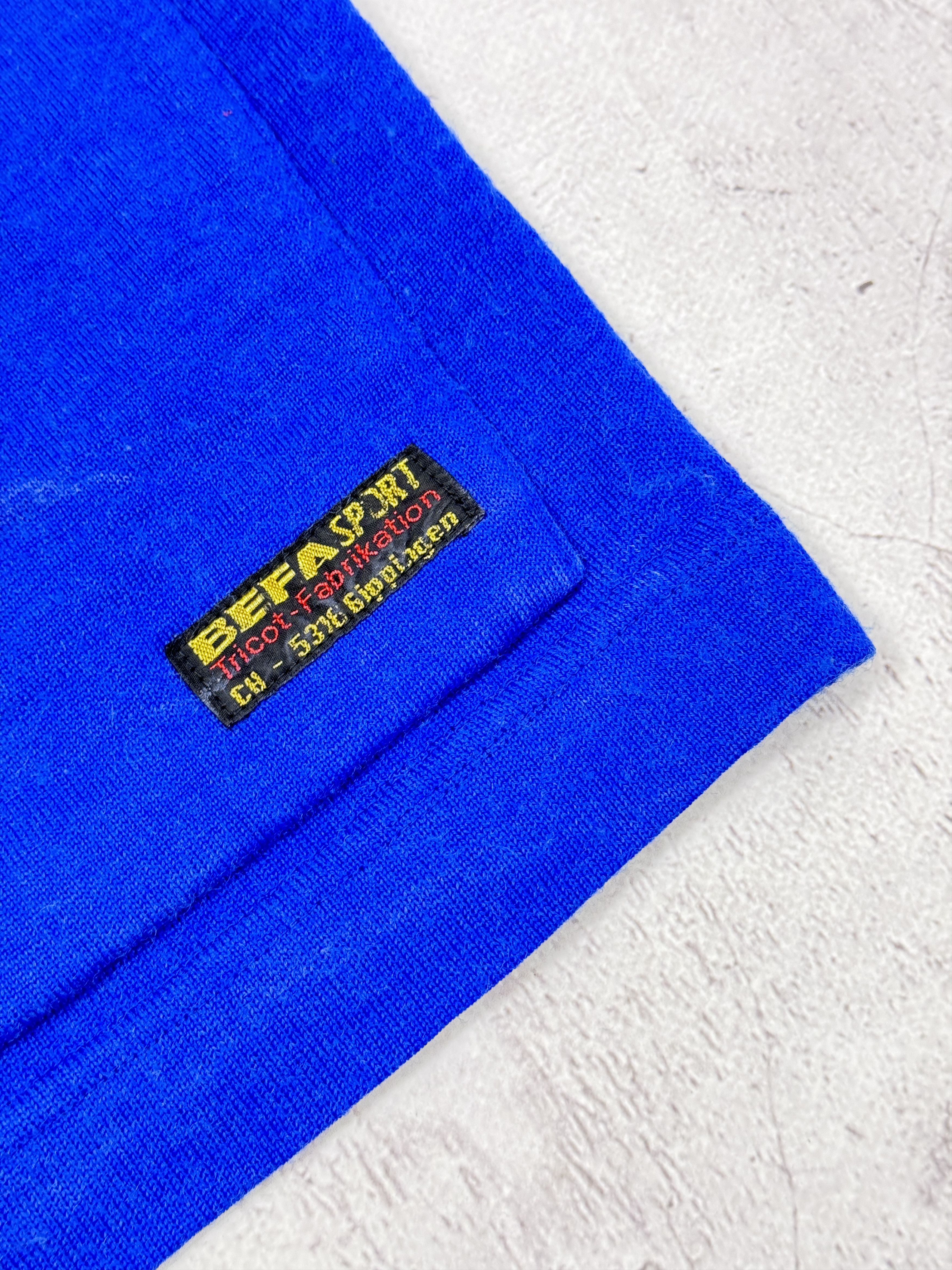 Vintage 70s Bank in Liechtenstein Cycling Jersey by Befa Sport Size US M / EU 48-50 / 2 - 18 Thumbnail