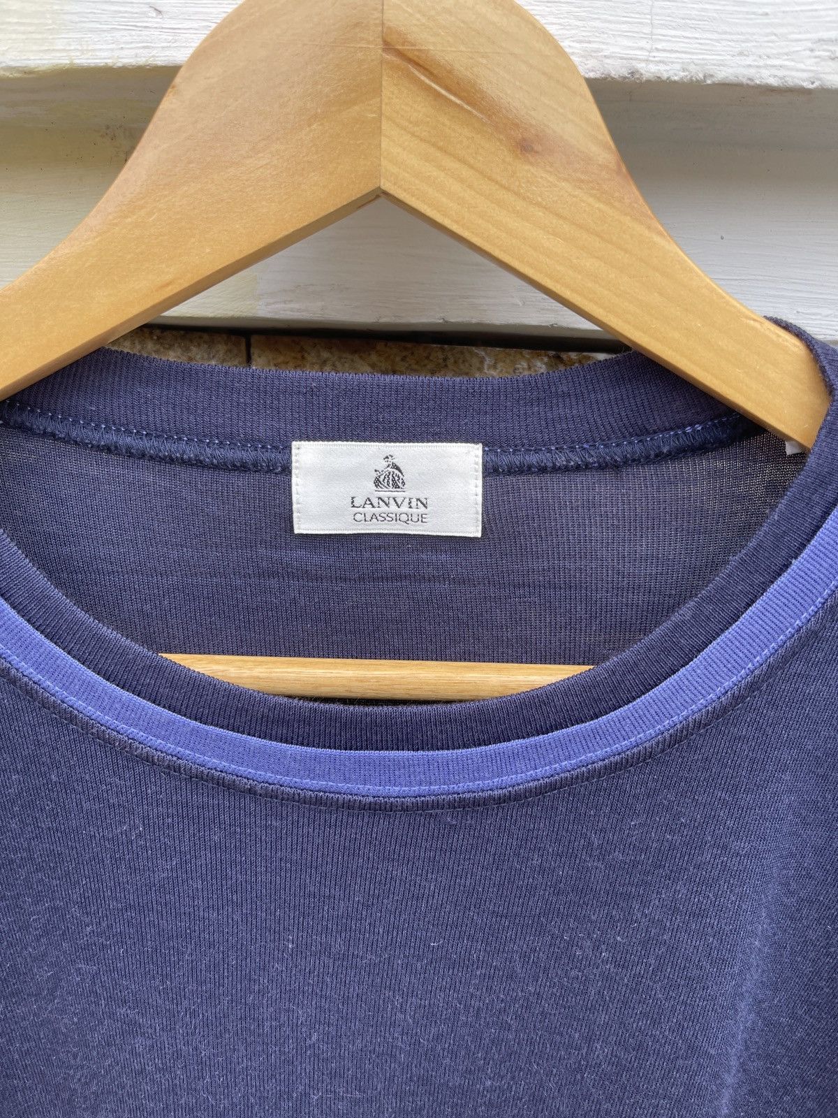 Lanvin × Vintage Last Drop🔥Rare🔥Vintage LANVIN Classique T-Shirt Size US L / EU 52-54 / 3 - 4 Thumbnail