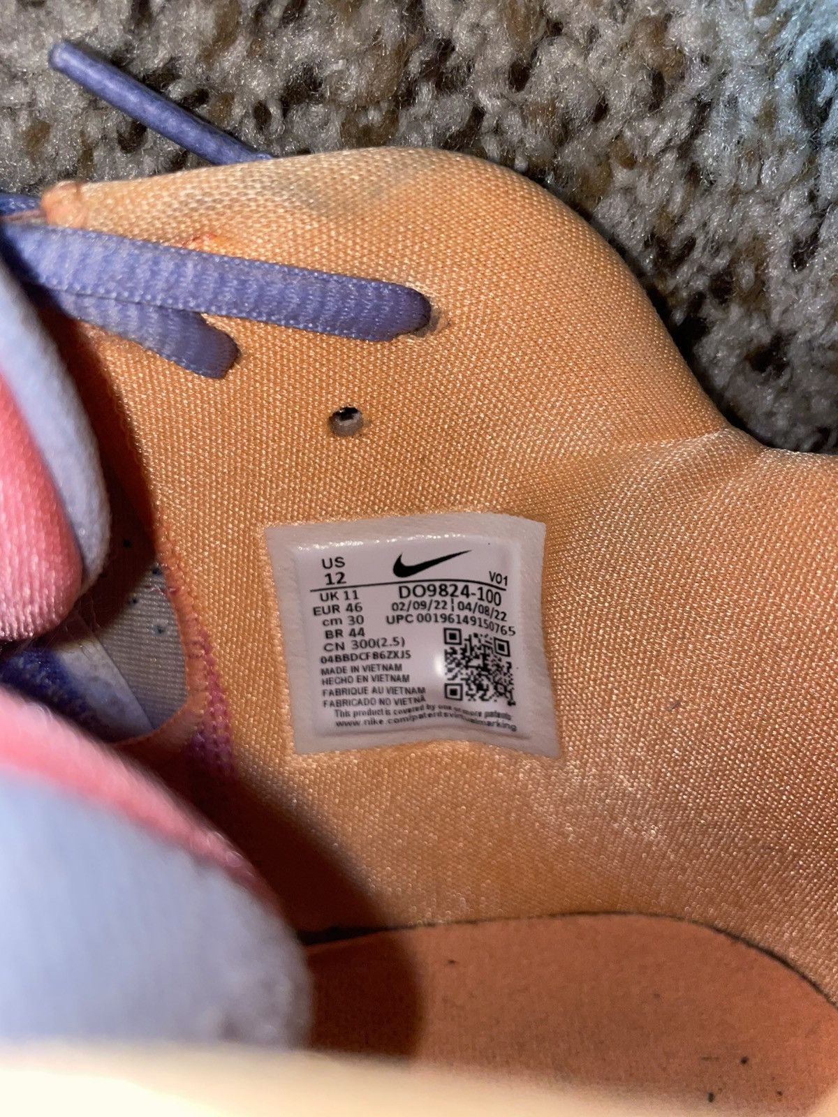 Nike Paul George 6 ‘Painted Swoosh’ Size US 12 / EU 45 - 4 Thumbnail