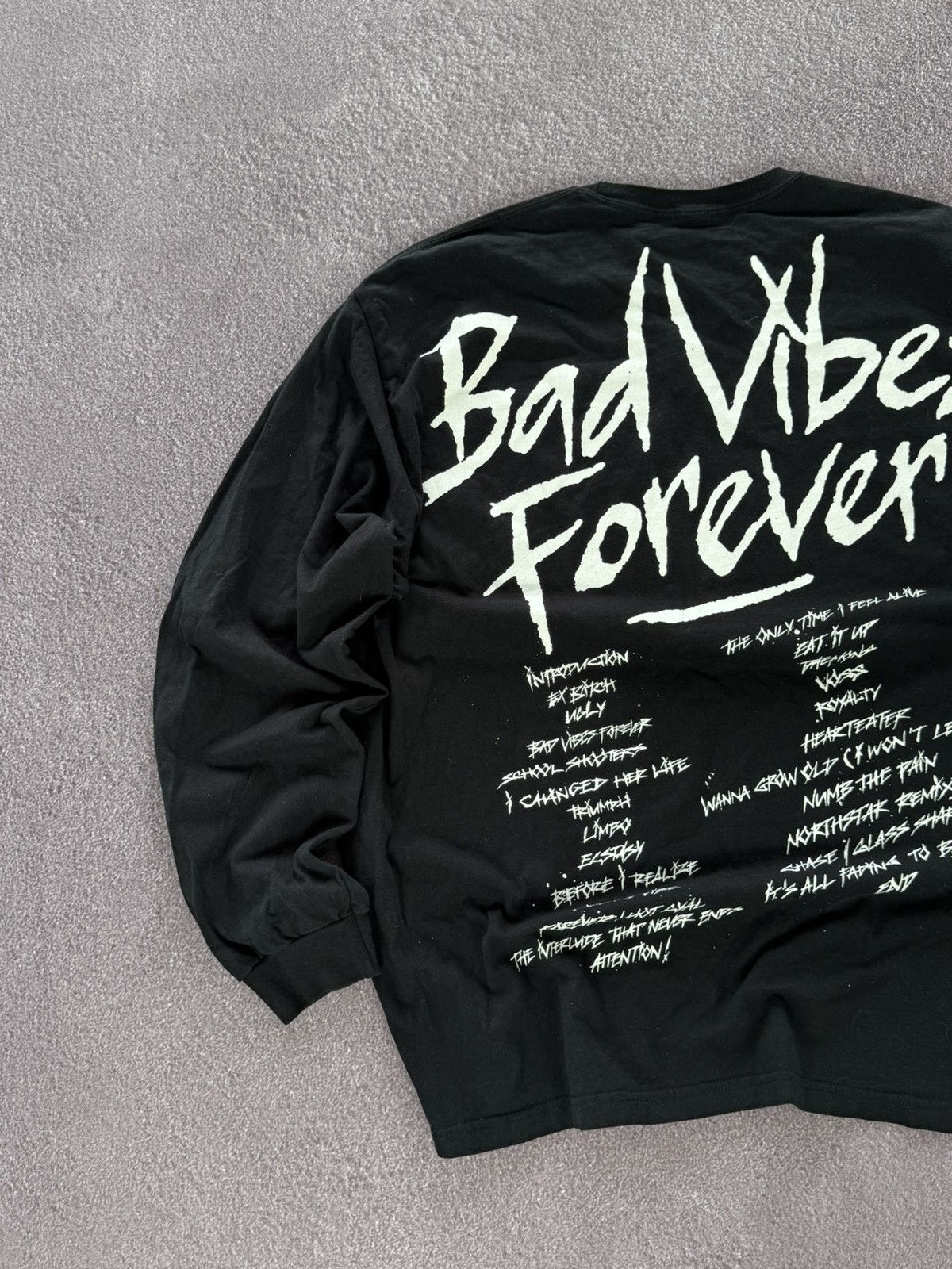 Rap Tees XXXTENTACION Bad Vibes Forever People Suck Longsleeve Size US XXL / EU 58 / 5 - 4 Thumbnail