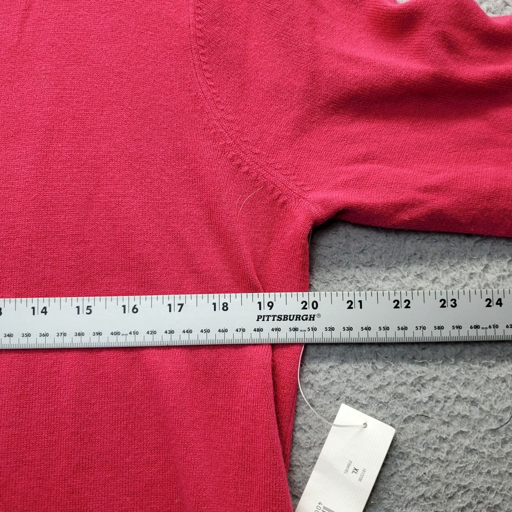 Vintage Kim Rogers Signature Cashmalon Sweater Women Size XL Pink Crew Neck Long Sleeve Size XL / US 12-14 / IT 48-50 - 4 Thumbnail