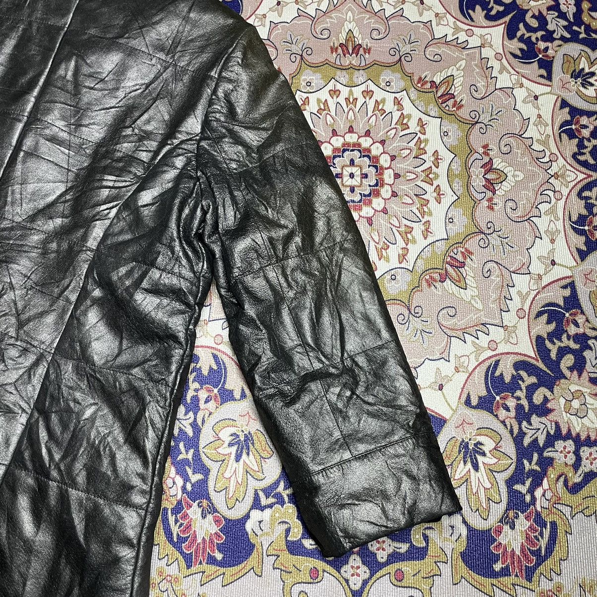 Kansai Yamamoto Kansai Bis by Kansai Yamamoto PU Leather Puffer Jacket Size M / US 6-8 / IT 42-44 - 16 Thumbnail