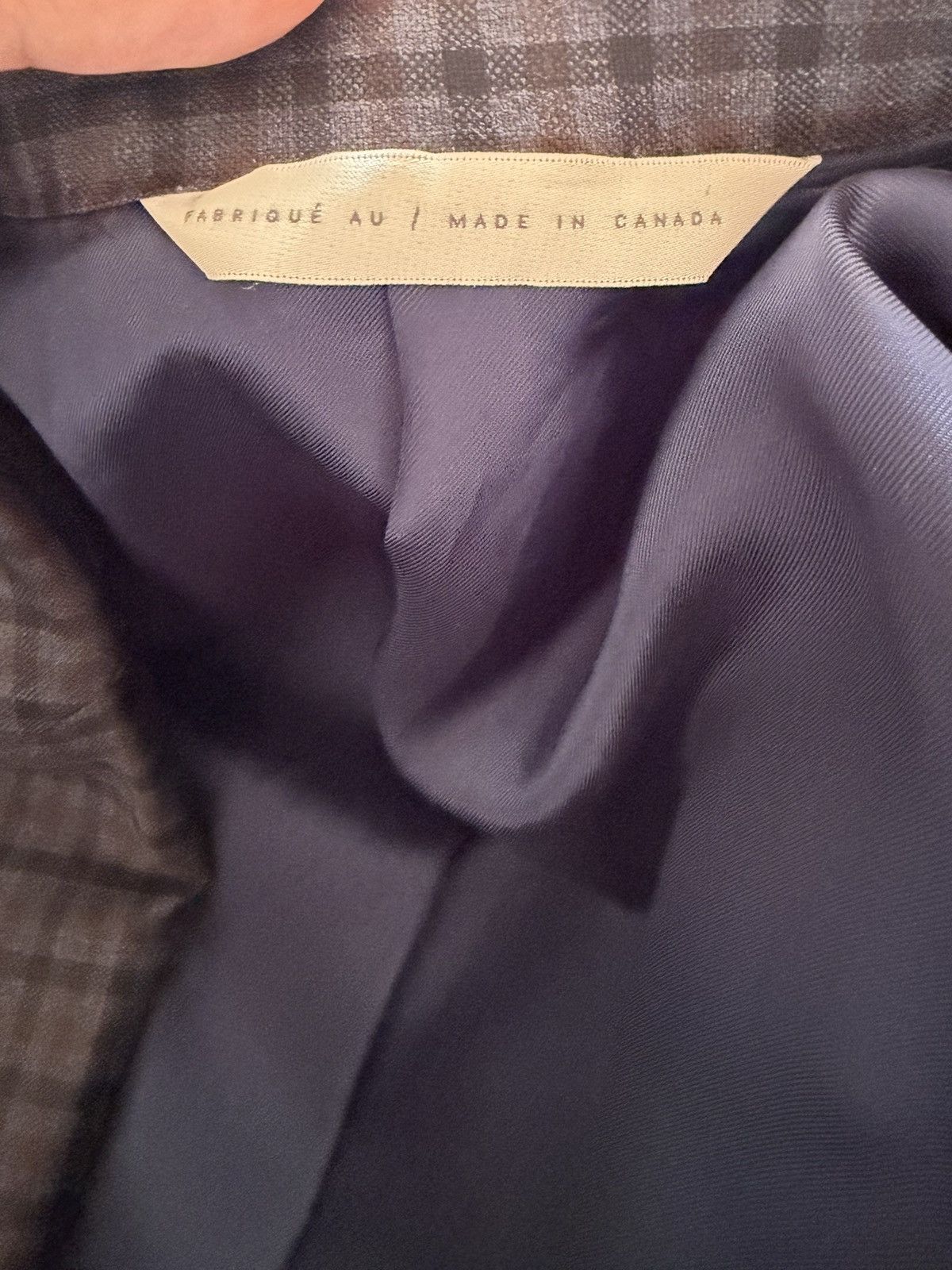 Samuelsohn Samuelsohn Brown and Blue Plaid Blazer Size 46R - 6 Thumbnail