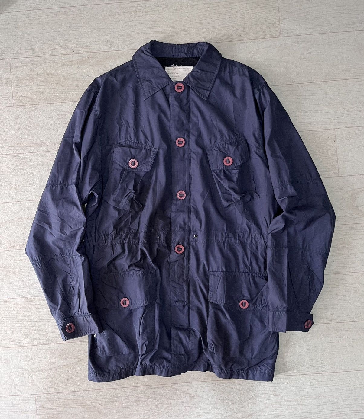 Stussy 2000s Stussy Outer Gear Parkas jungle fatigue Size US L / EU 52-54 / 3 - 1 Thumbnail