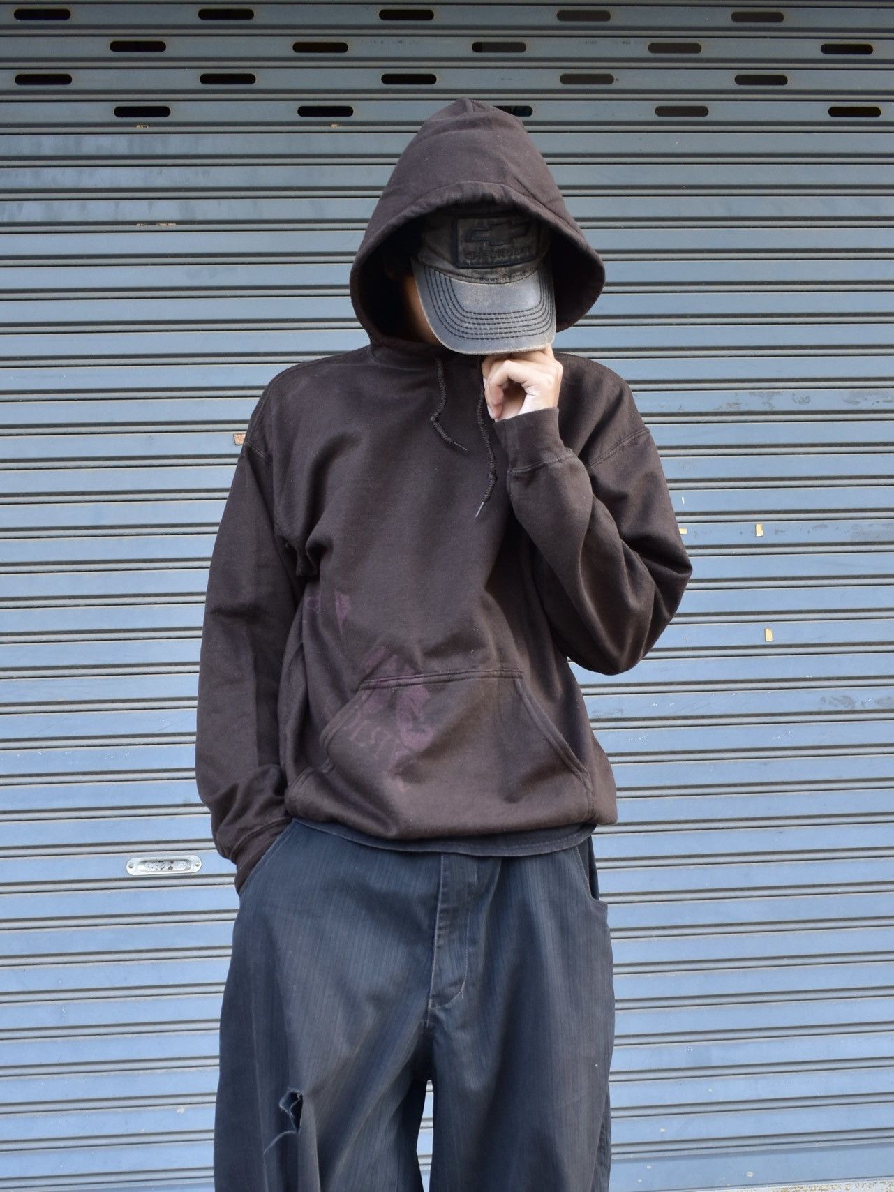 Russell Athletic × Vintage 🤎 Vintage Gildan Blank Hoodie Size US M / EU 48-50 / 2 - 13 Thumbnail