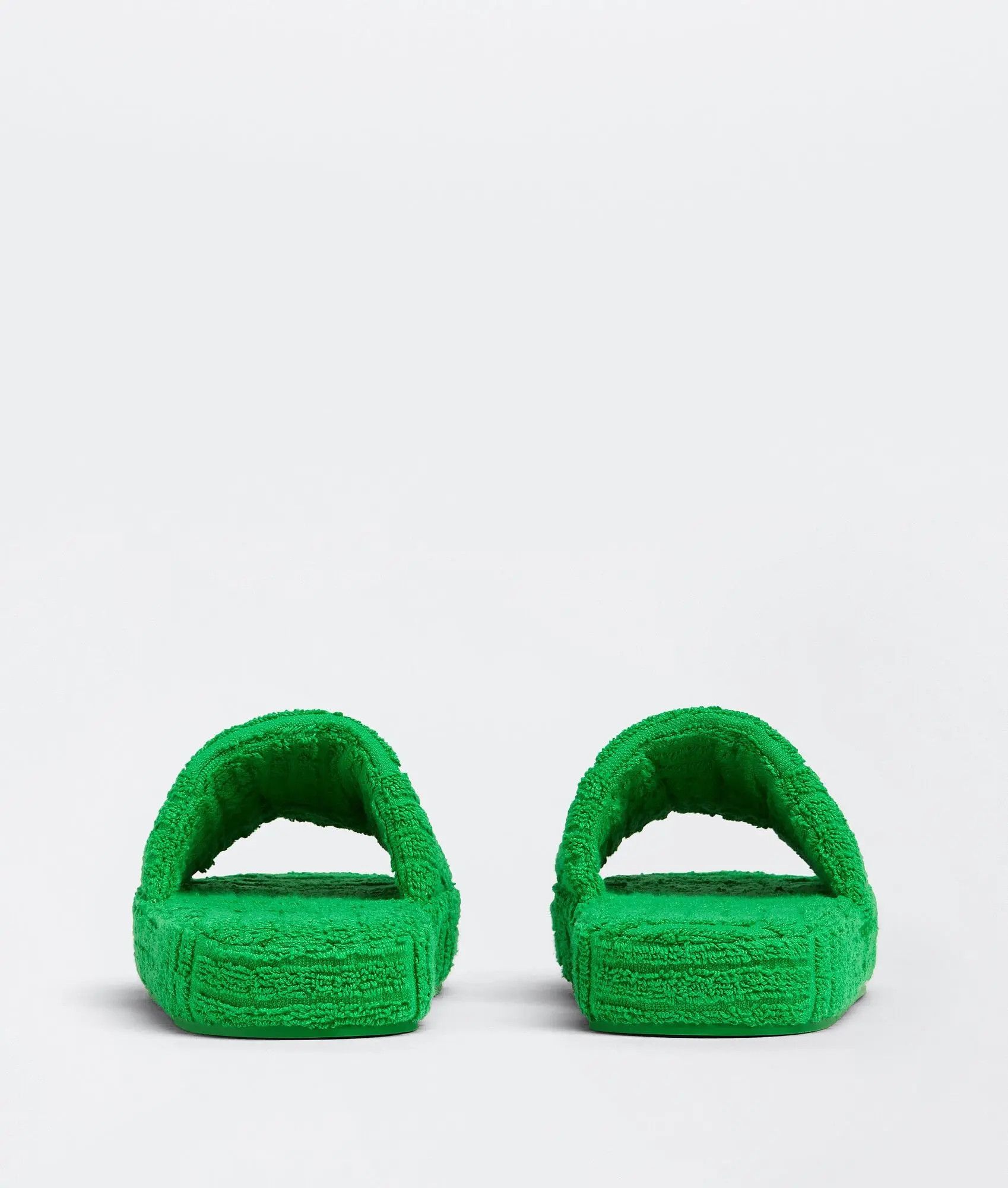Bottega Veneta o1bcso1str1025 Resort Sponge Slides in Grass Size US 5.5 / EU 38 - 3 Thumbnail