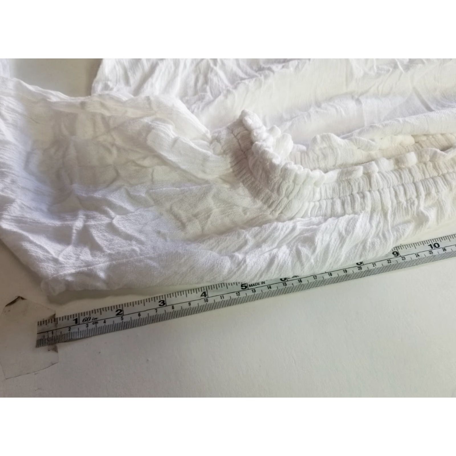 Swims O’neill Womens Blouse Shirt S White Cropped V-Neck 3/4 Sleeve Relaxed Lace Beach Event Women Size S / US 4 / IT 40 - 3 Thumbnail