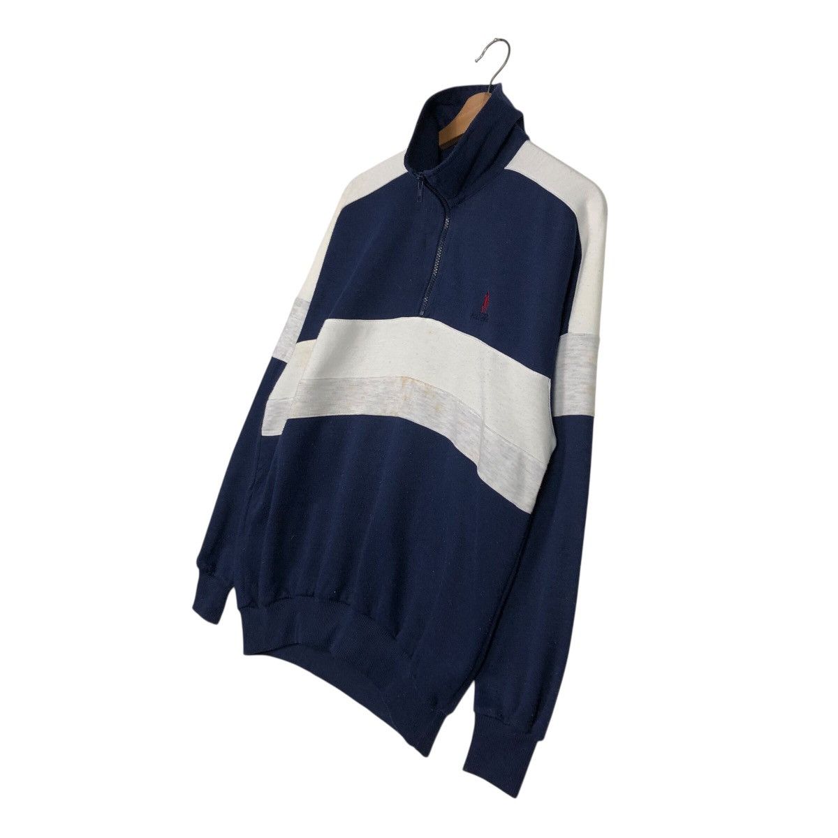Japanese Brand 📌Vintage Half Zipper Anorak Sweatshirt Collar Polo Spirit Size US M / EU 48-50 / 2 - 3 Thumbnail