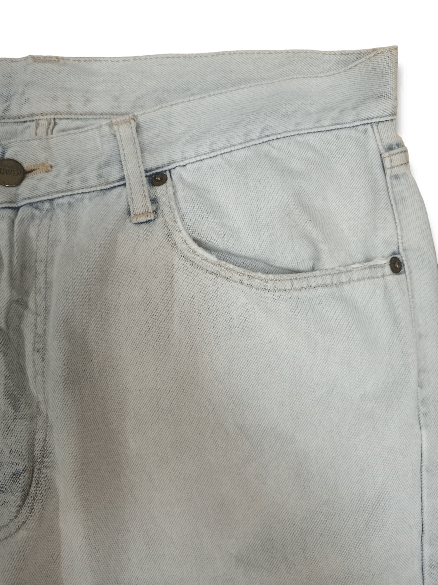 Edwin × Japanese Brand 1993 Edwin Frontier Vintage Orange Tab Loose Jeans Size US 33 - 5 Thumbnail