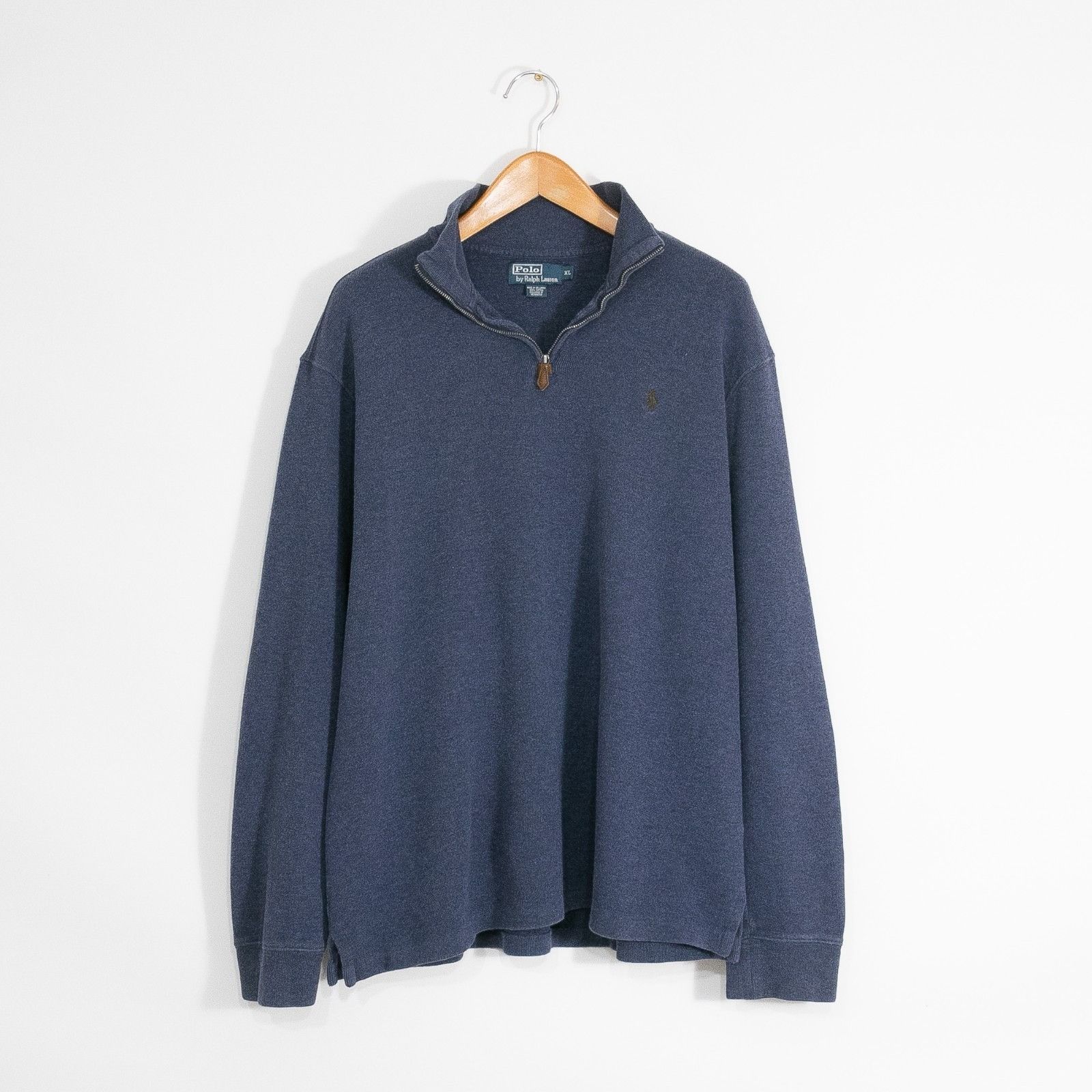 Polo Ralph Lauren Vintage 90s Polo Ralph Lauren Quarter Zip Sweater Mens XL Size US XL / EU 56 / 4 - 1 Thumbnail