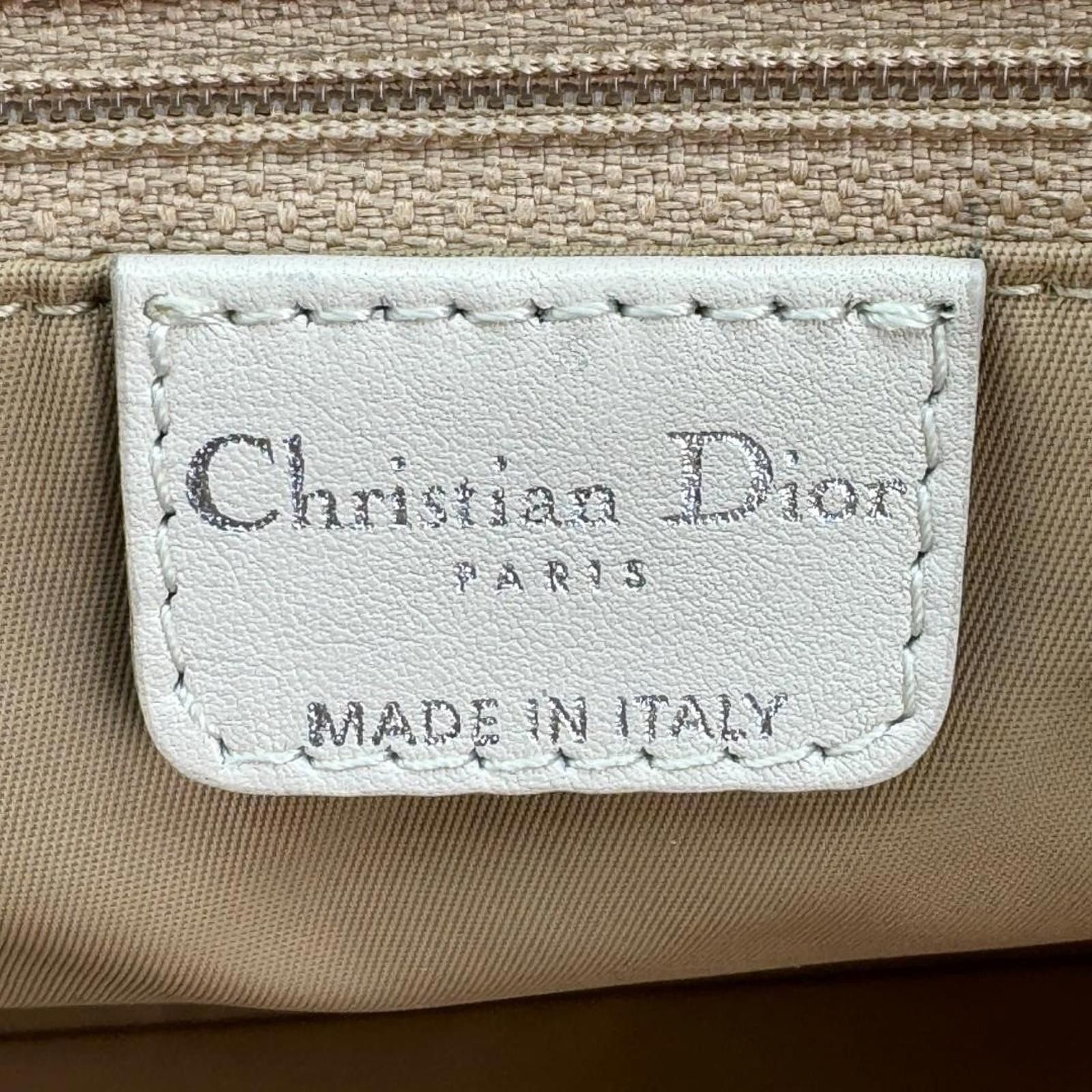 Dior Dior - Beige Monogram Canvas Handbag Size ONE SIZE - 6 Thumbnail