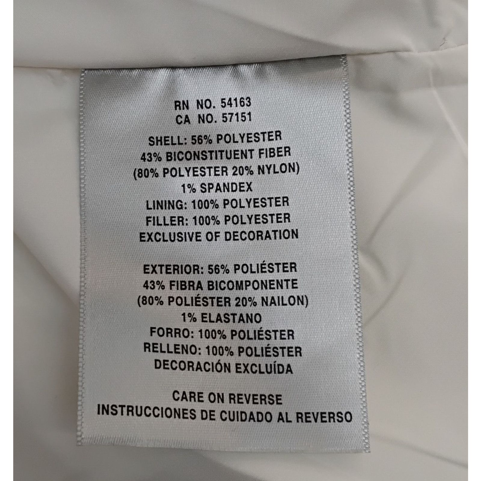 Levi's Levi's Corduroy Puffer Jacket Women's XL White Cropped NWT Size XL / US 12-14 / IT 48-50 - 8 Thumbnail