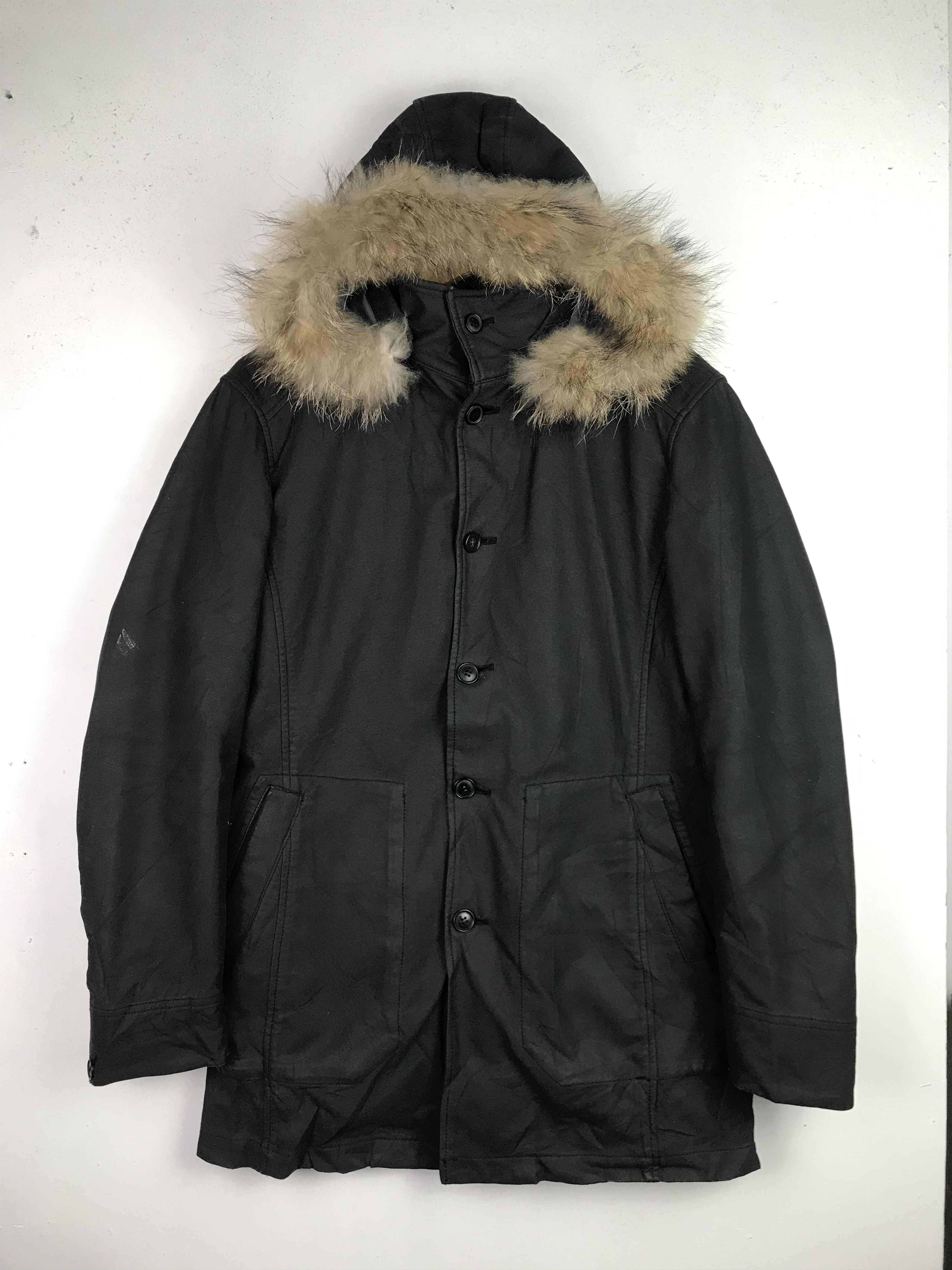 Calvin Klein Vintage Calvin Klein Homme Mohair Parka Jacket Size US M / EU 48-50 / 2 - 1 Thumbnail