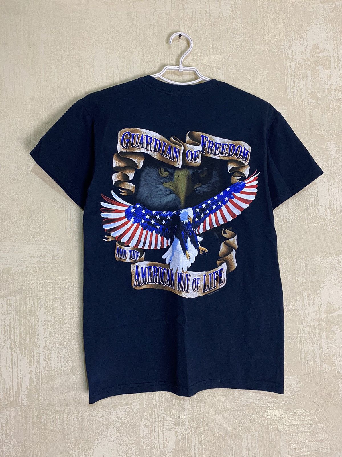 Harley Davidson × Vintage Vintage American Eagle Guardian Of Freedom Tee T-shirt Size US S / EU 44-46 / 1 - 1 Thumbnail