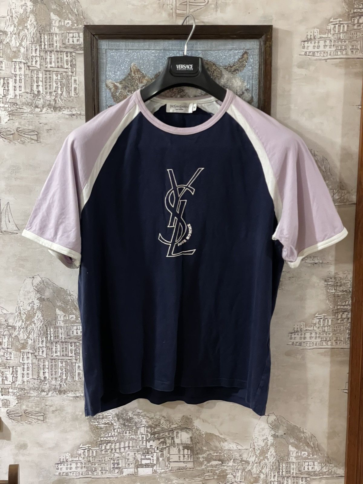 Other Vintage Yves Saint Laurent YSL Pour Homme T-Shirt Size US XL / EU 56 / 4 - 1 Thumbnail