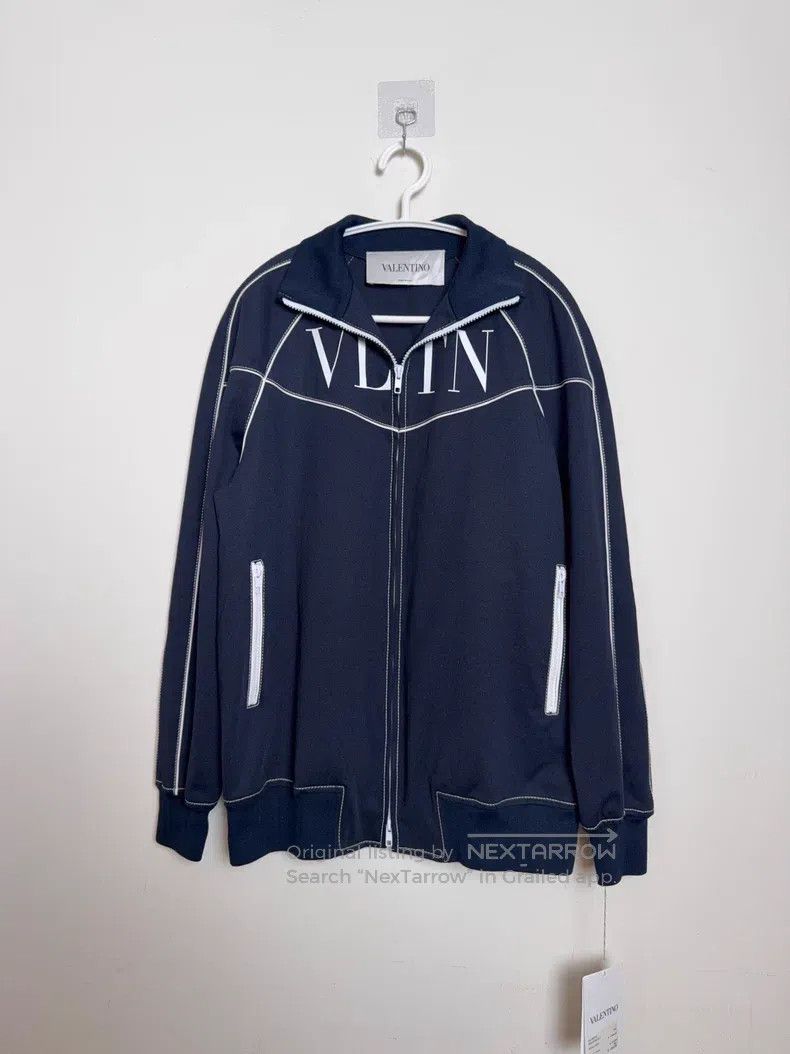Valentino Valentino Printed sports stand-up collar jacket jacket Size S / US 4 / IT 40 - 1 Thumbnail