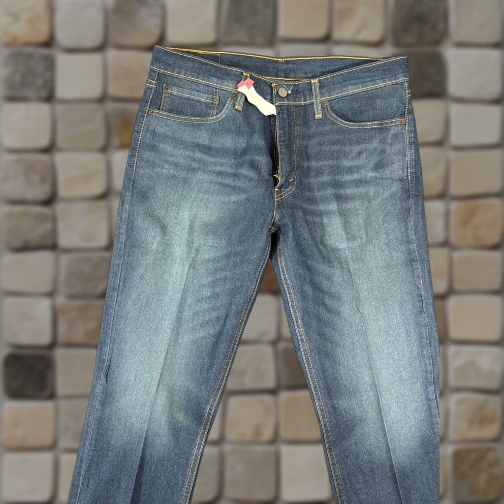 Levi's Levi's 541 Jeans Mens 34x30 Athletic Stretch Denim Blue Straight Whisker | 5-Pocket | Regular Fit | Cotton Elastane | Blue Denim | Jeans Size US 34 / EU 50 - 1 Thumbnail