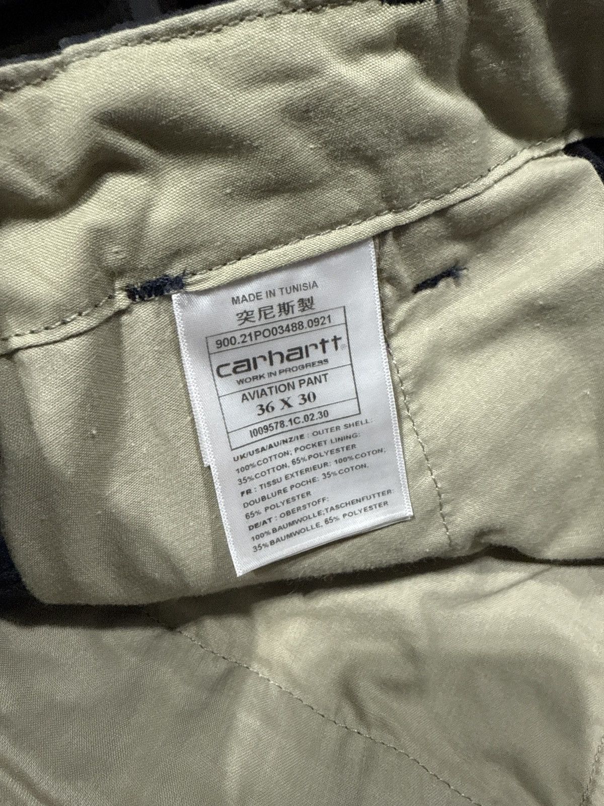 Carhartt Wip Carhartt WIP Aviation Cargo Pants Size US 34 / EU 50 - 4 Thumbnail