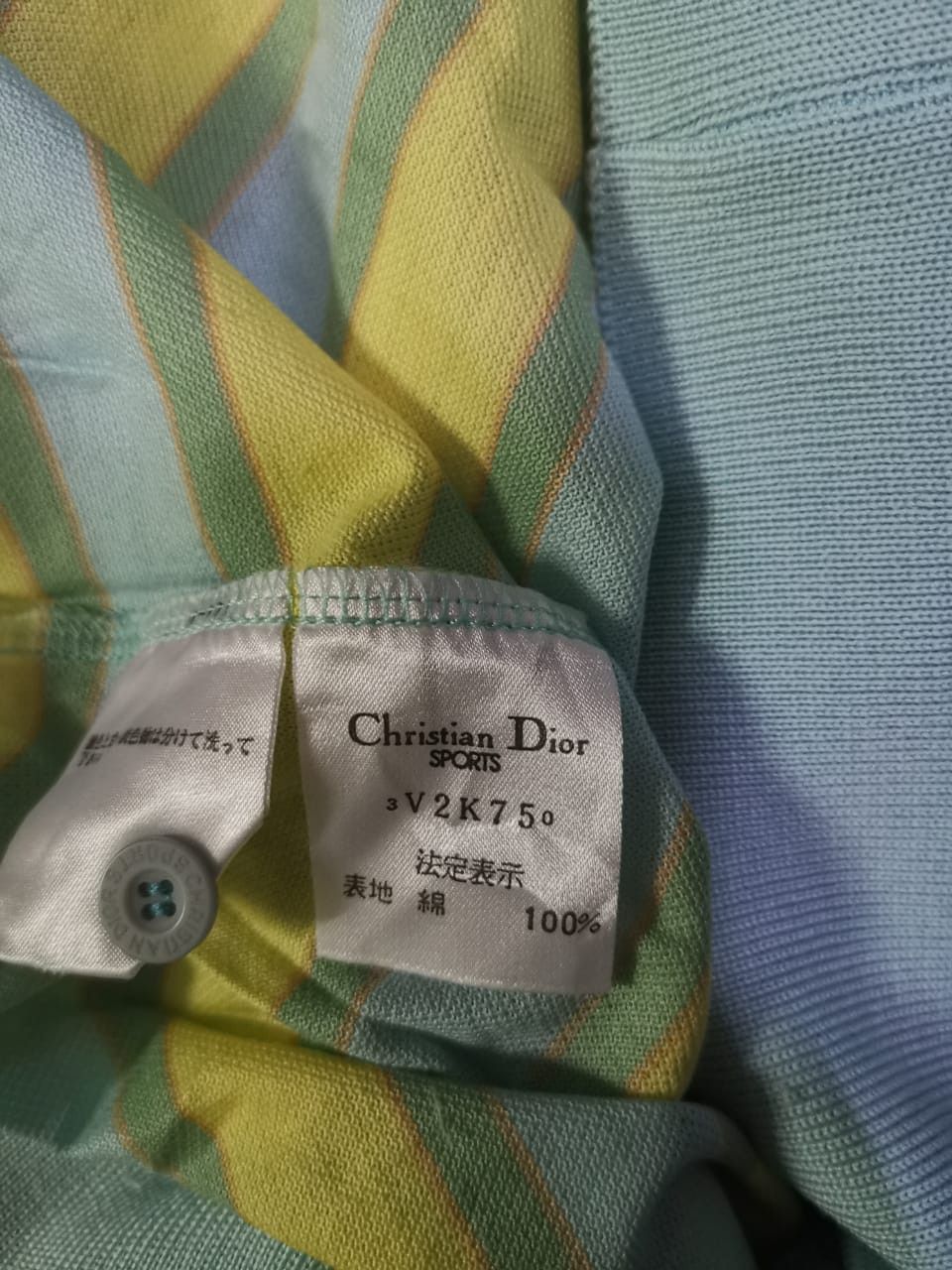 Christian Dior Monsieur × Designer × Dior Vtg Christian Dior Sports Polo Tshirt Size L / US 10 / IT 46 - 8 Thumbnail