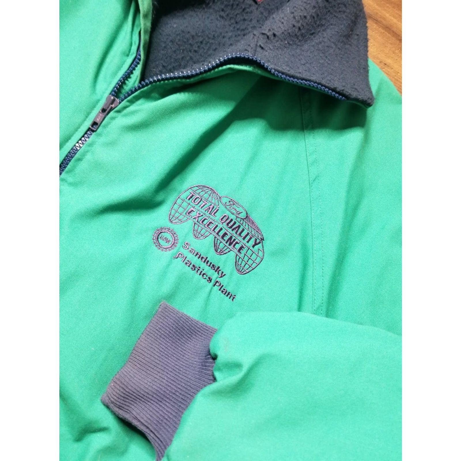 Vintage VINTAGE Ford Employee Jacket King Louie Jacket 2XL Green Mens US Made Size US XXL / EU 58 / 5 - 2 Thumbnail