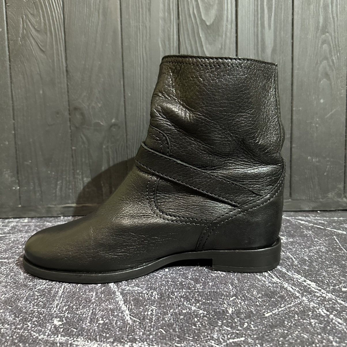 Prada PRADA Women’s Leather Black Biker Boots Size 39.5 Size US 9.5 / IT 39.5 - 11 Thumbnail