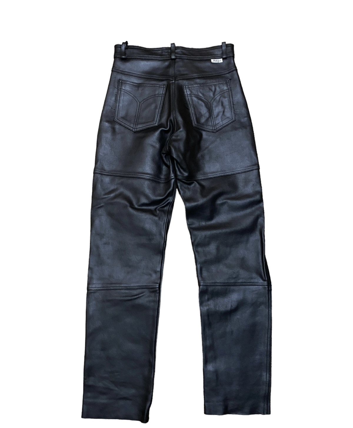 Genuine Leather Vintage Motorcycle Leather Biker Pants Size US 28 / EU 44 - 6 Thumbnail