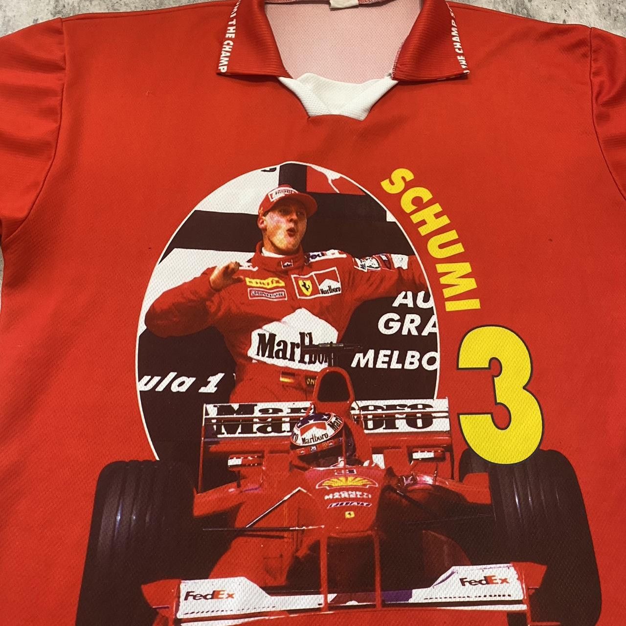 Ferrari Michael Schumacher Ferrari Polo Shirt Racing Car Size US XL / EU 56 / 4 - 3 Thumbnail