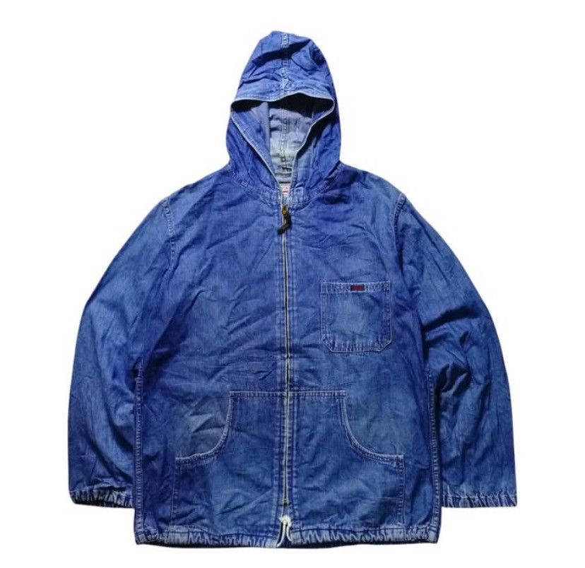 Edwin × Vintage Vintage Edwin Denim Hoodie Zipper Size US M / EU 48-50 / 2 - 1 Thumbnail