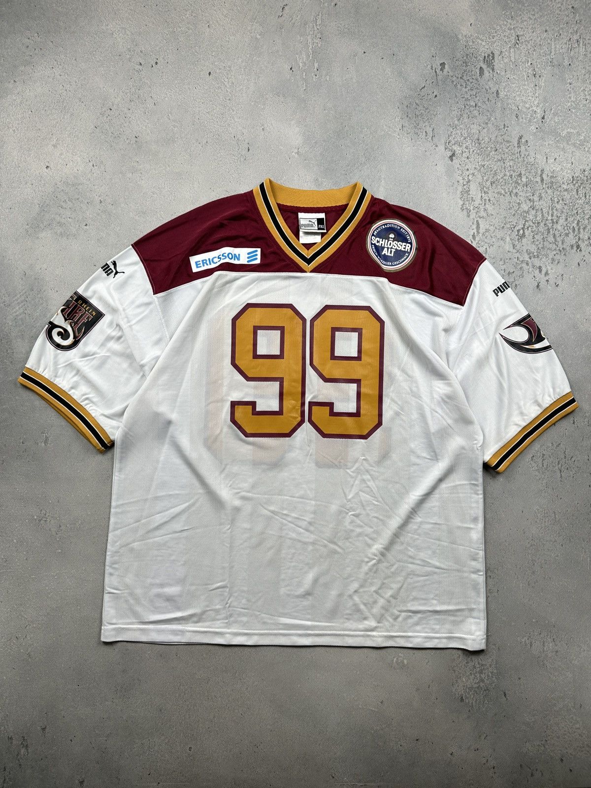 Puma Vintage 2000 Rhein Fire Fitzpatrick #99 Puma Football Jersey Size US XXL / EU 58 / 5 - 1 Thumbnail