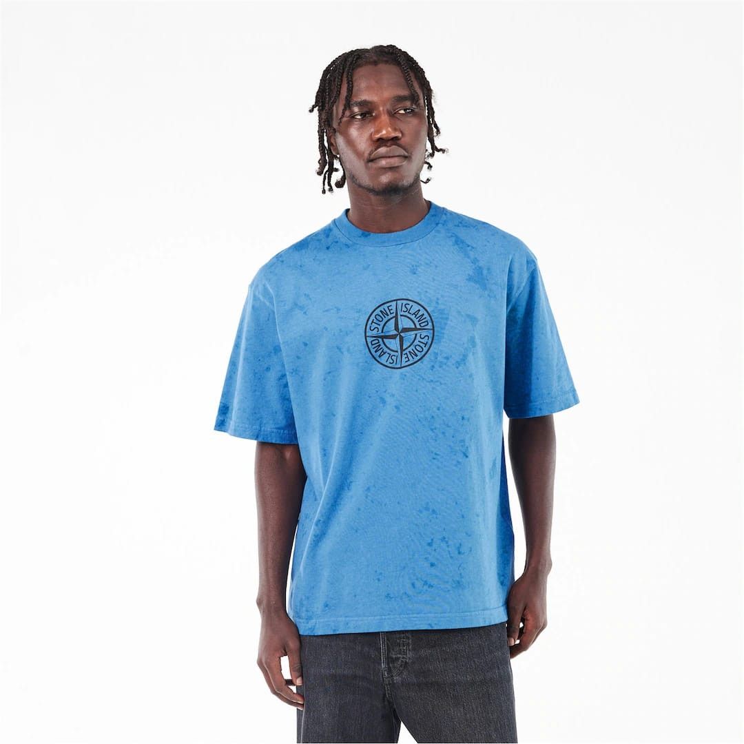 Stone Island o1g2r1mq0526 Dial Oversized T-Shirt in Blue Size US XXL / EU 58 / 5 - 4 Thumbnail