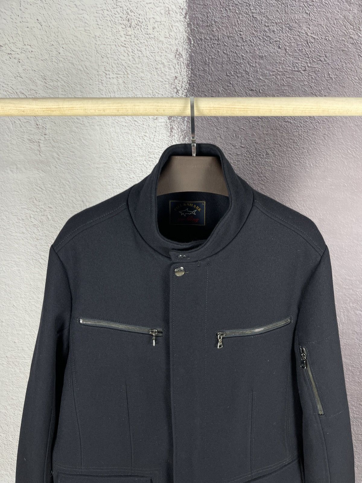 Paul & Shark Paul & Shark wool single-breasted coat zipper pockets Size US L / EU 52-54 / 3 - 3 Thumbnail