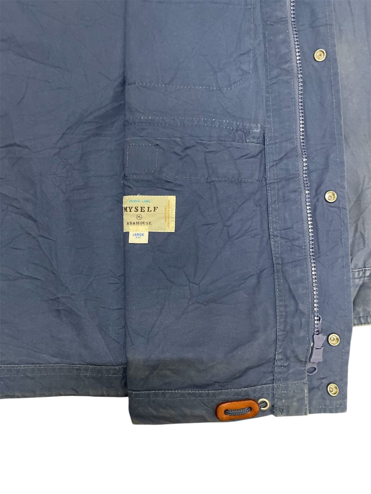 ABAHOUSE × Japanese Brand × Vintage Vintage Abahouse Hooded Jacket - Hidden Zip & Snap Button Size US M / EU 48-50 / 2 - 3 Thumbnail