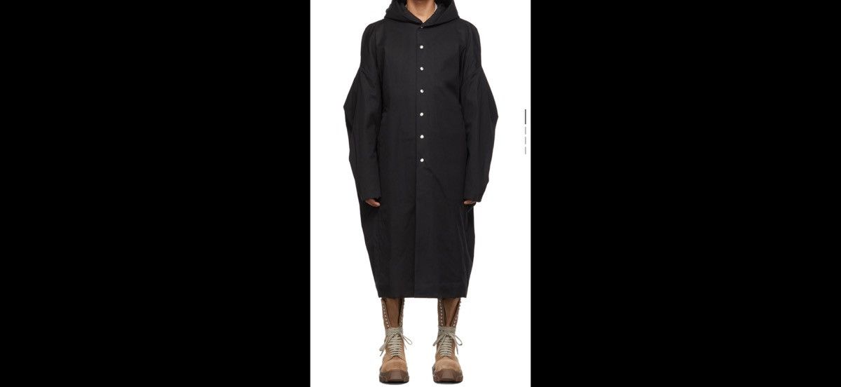 Rick Owens Rick Owens Black Peter Coat Size US M / EU 48-50 / 2 - 1 Thumbnail