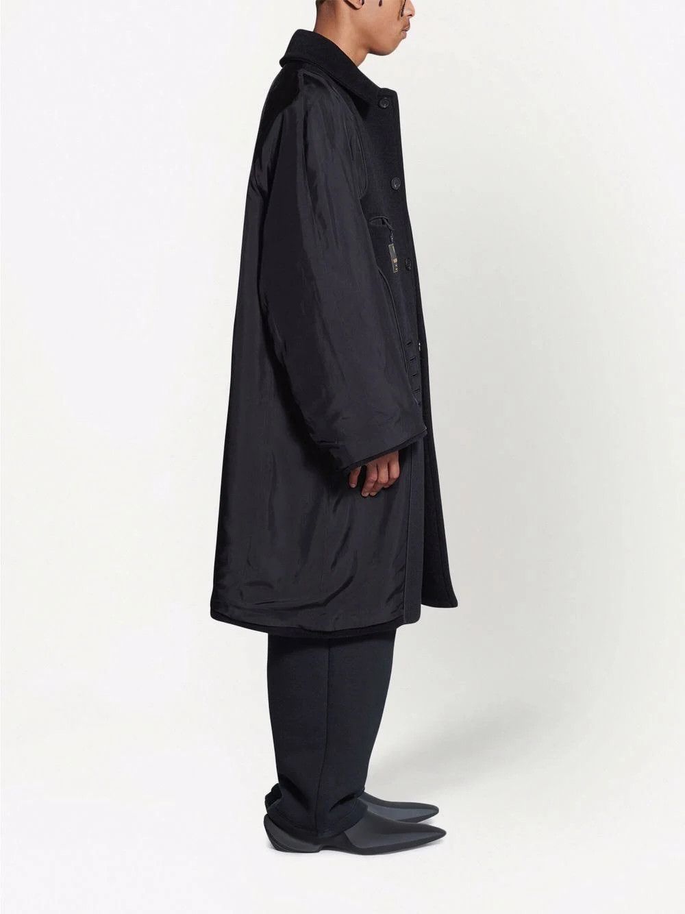 Balenciaga o1mt1gz0924 Inside Out Carcoat in Black Size US S / EU 44-46 / 1 - 4 Thumbnail