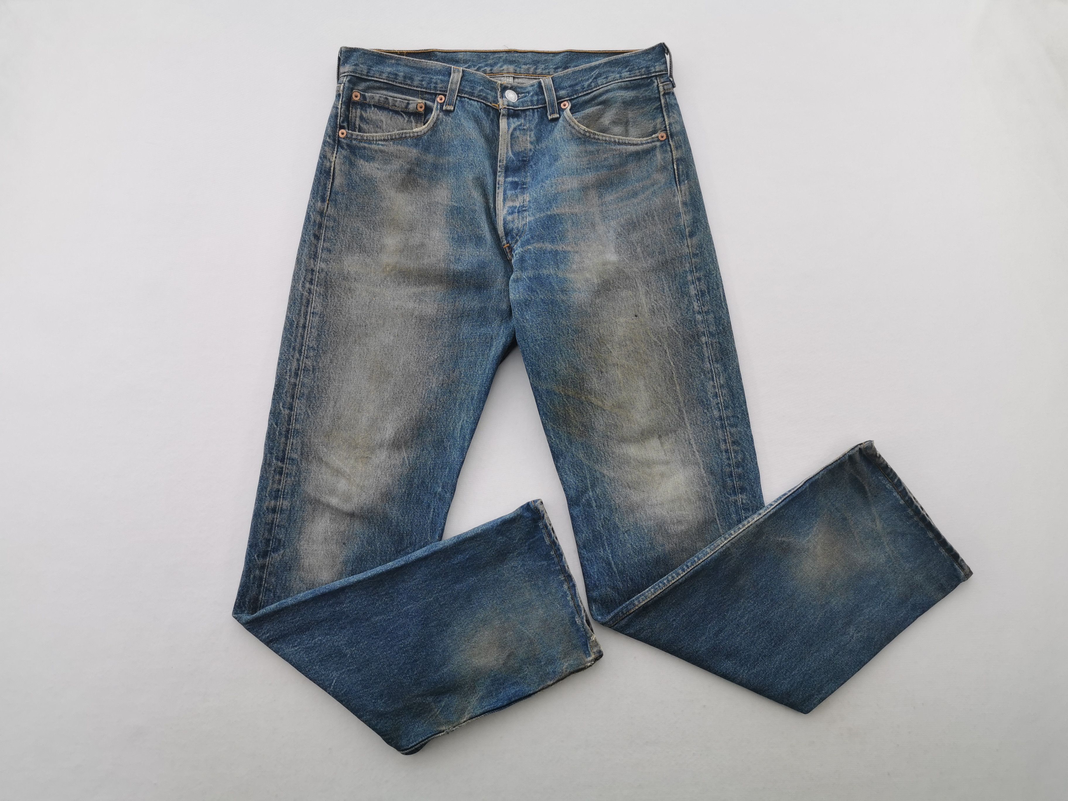 Vintage 90s Levis Lot 501XX Denim Made In USA Size 34/34x36