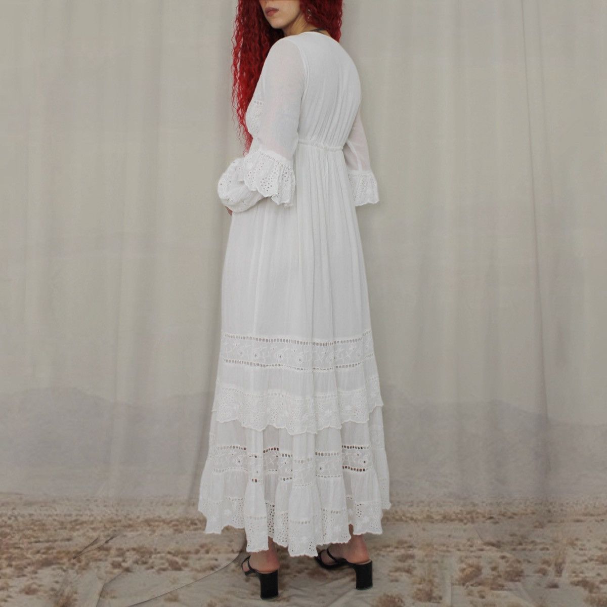 Other 🕯️WHITE MAXI DRESS🕯️ Size S / US 4 / IT 40 - 3 Thumbnail