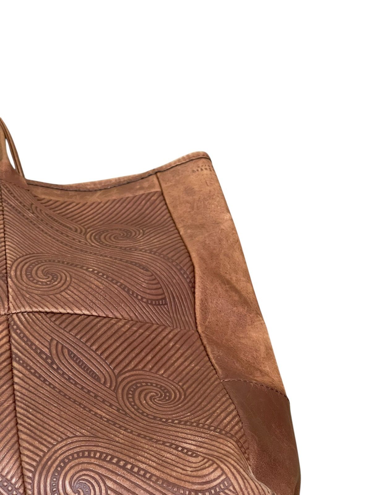 Genuine Leather Embossed Full Leather Ursule Beau Geste Paris Tote Bag 1🟩5 Size ONE SIZE - 8 Thumbnail