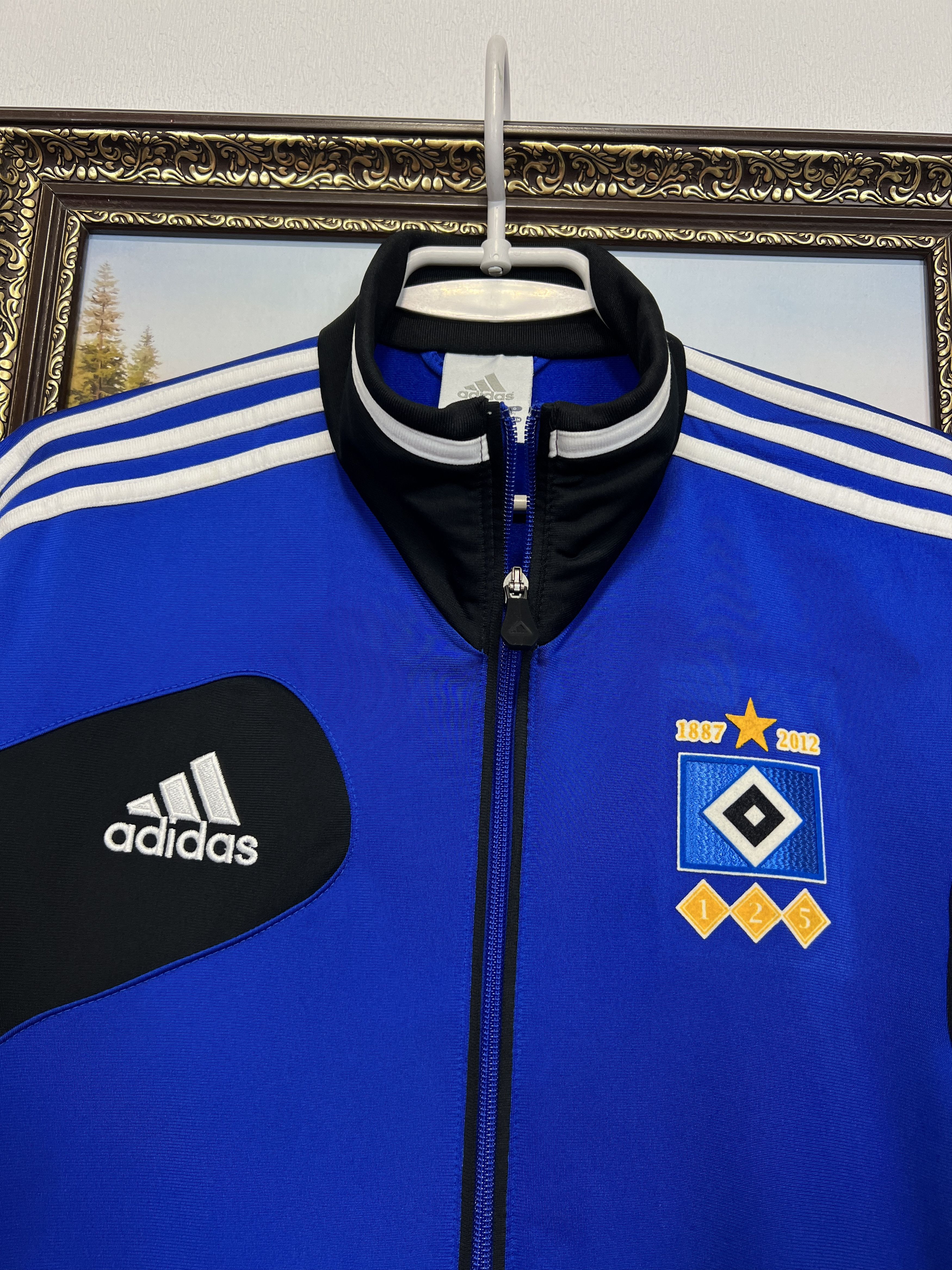 Adidas Vintage Hamburg Football Jacket Soccer Track Top Zip Rare Size US M / EU 48-50 / 2 - 3 Thumbnail