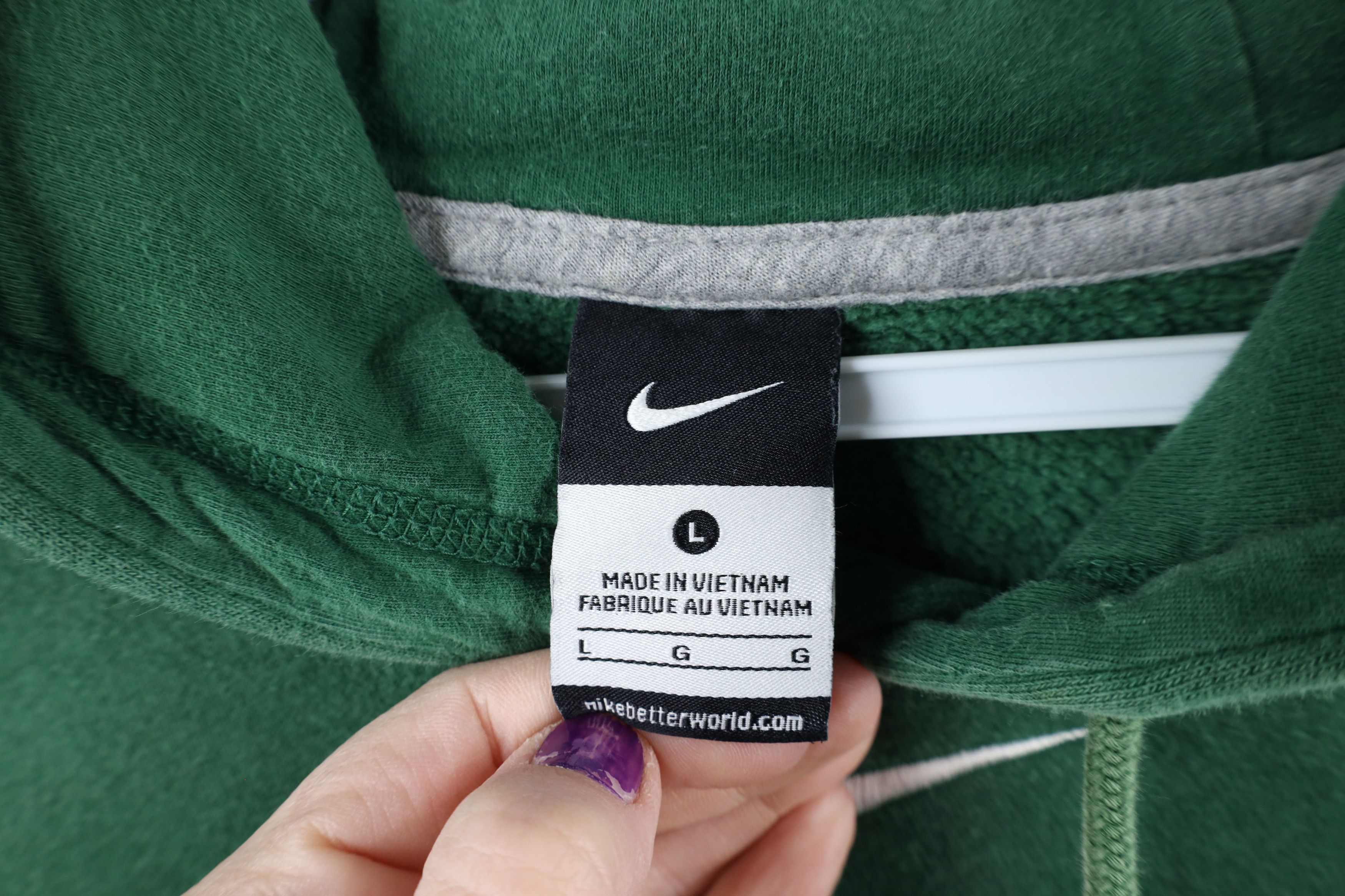 Vintage Vintage Nike Swoosh Michigan State University Soccer Hoodie Size US L / EU 52-54 / 3 - 9 Thumbnail