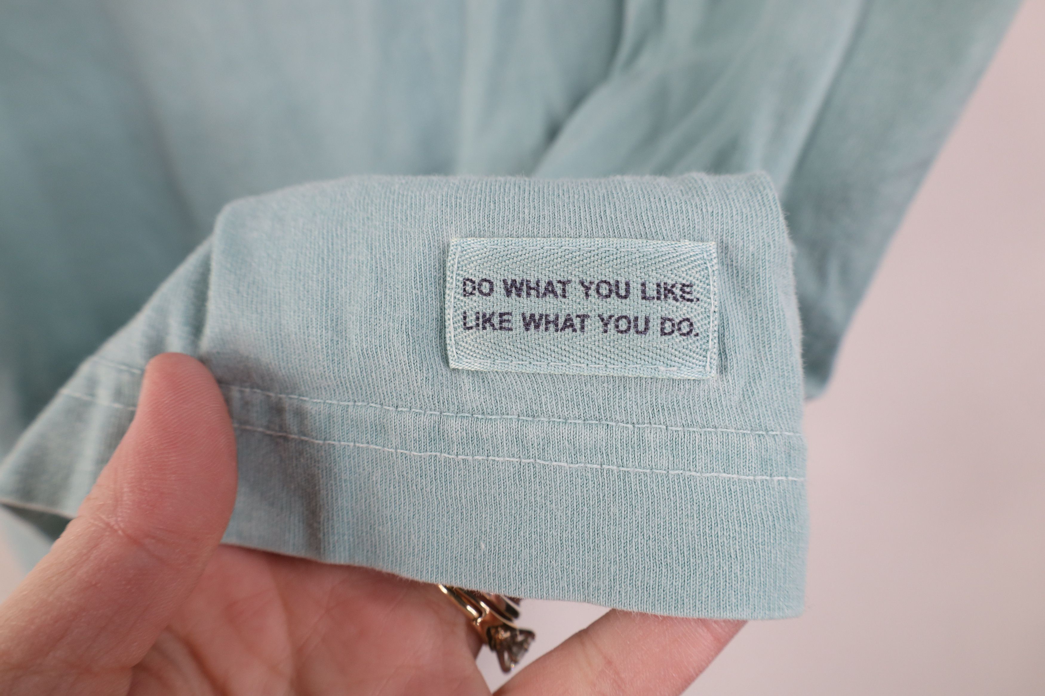 Life is Good Life Is Good Spell Out Cycling Bicycle T-Shirt Teal Cotton Size M / US 6-8 / IT 42-44 - 9 Thumbnail