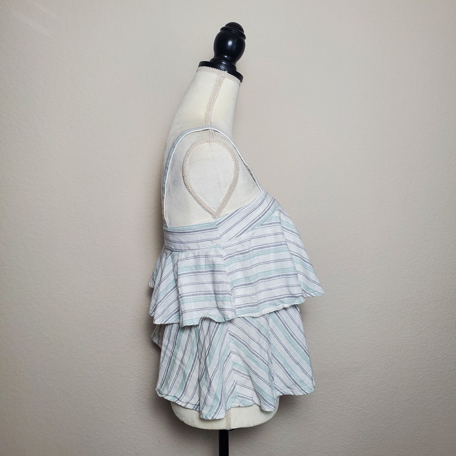 Nordstrom Abound Tiered Striped Top Small Size S / US 4 / IT 40 - 4 Thumbnail