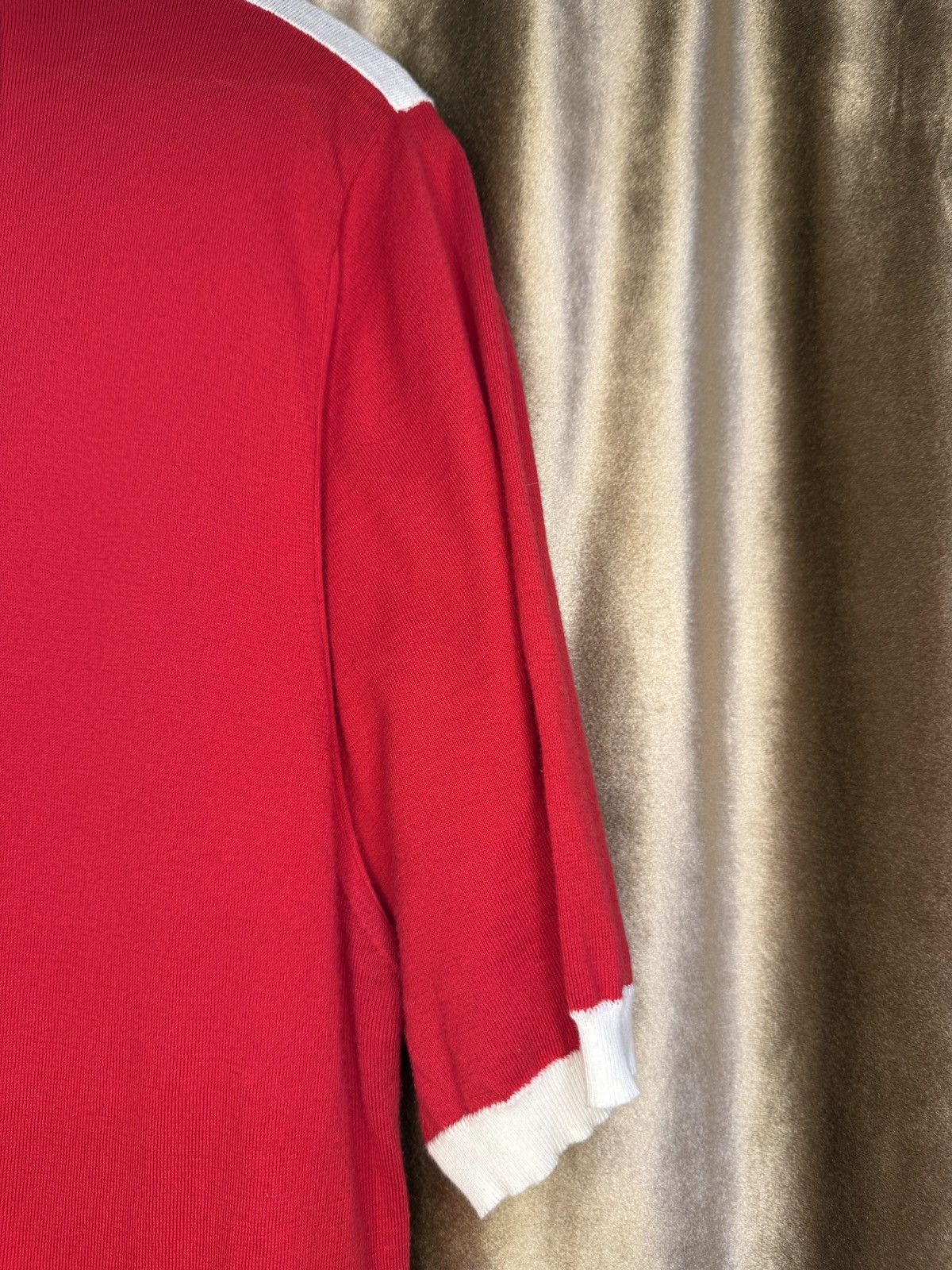 Kiton Kiton red silk polo Size US L / EU 52-54 / 3 - 4 Thumbnail