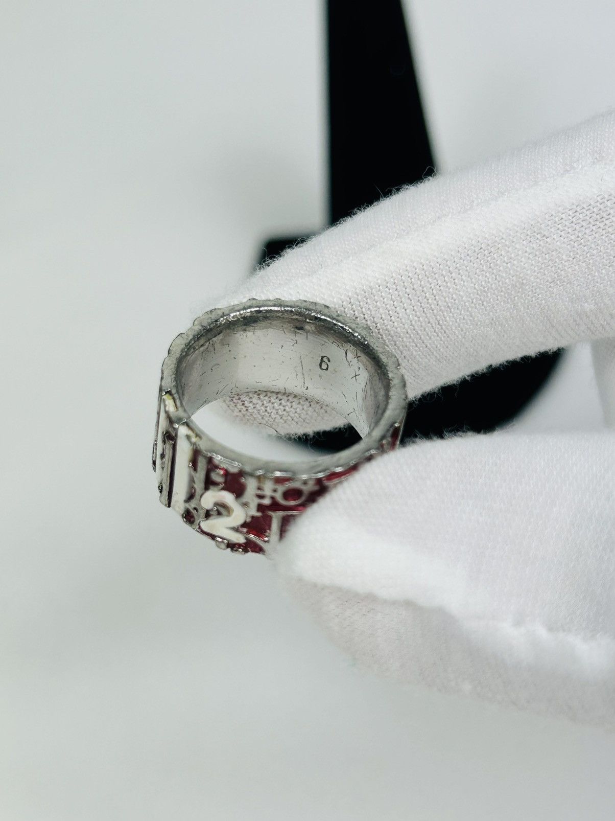 Dior Dior Red Trotter 2 Ring Size 6 Size ONE SIZE - 4 Thumbnail