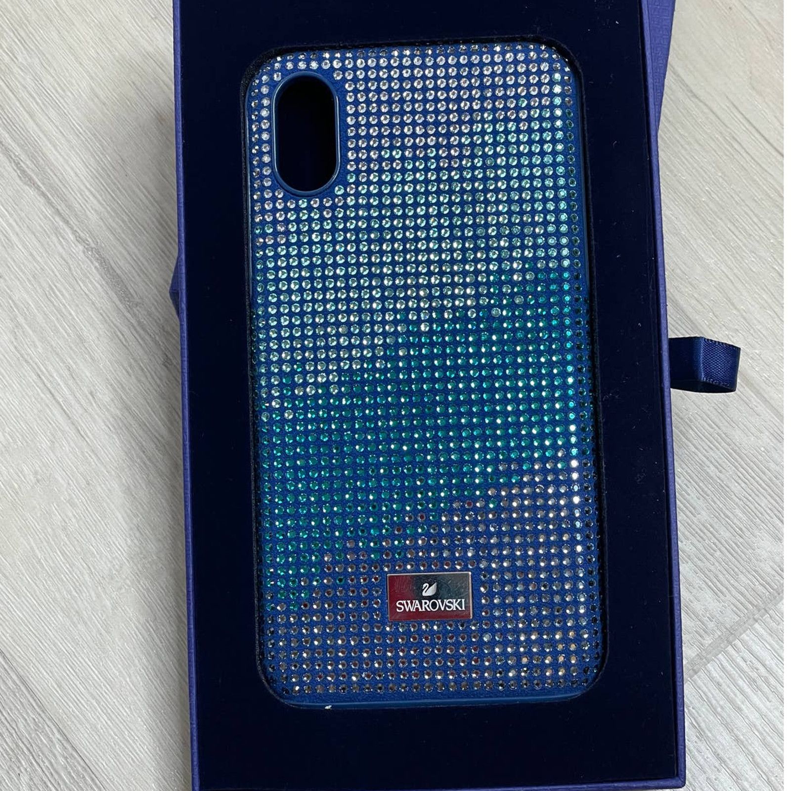 Swarovski Swarovski Crystalgram gradation of blue iPhone XS Max Case Size ONE SIZE - 2 Thumbnail