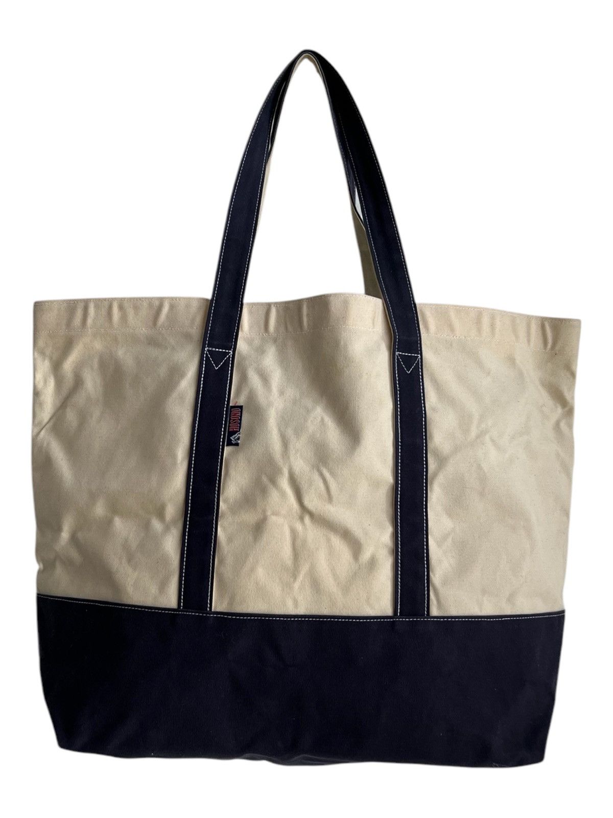 Comme des Garcons Vintage Hosono 🇯🇵 Hanpu Big Navy Canvas Boat LL Bean Tote Bag Size ONE SIZE - 3 Thumbnail