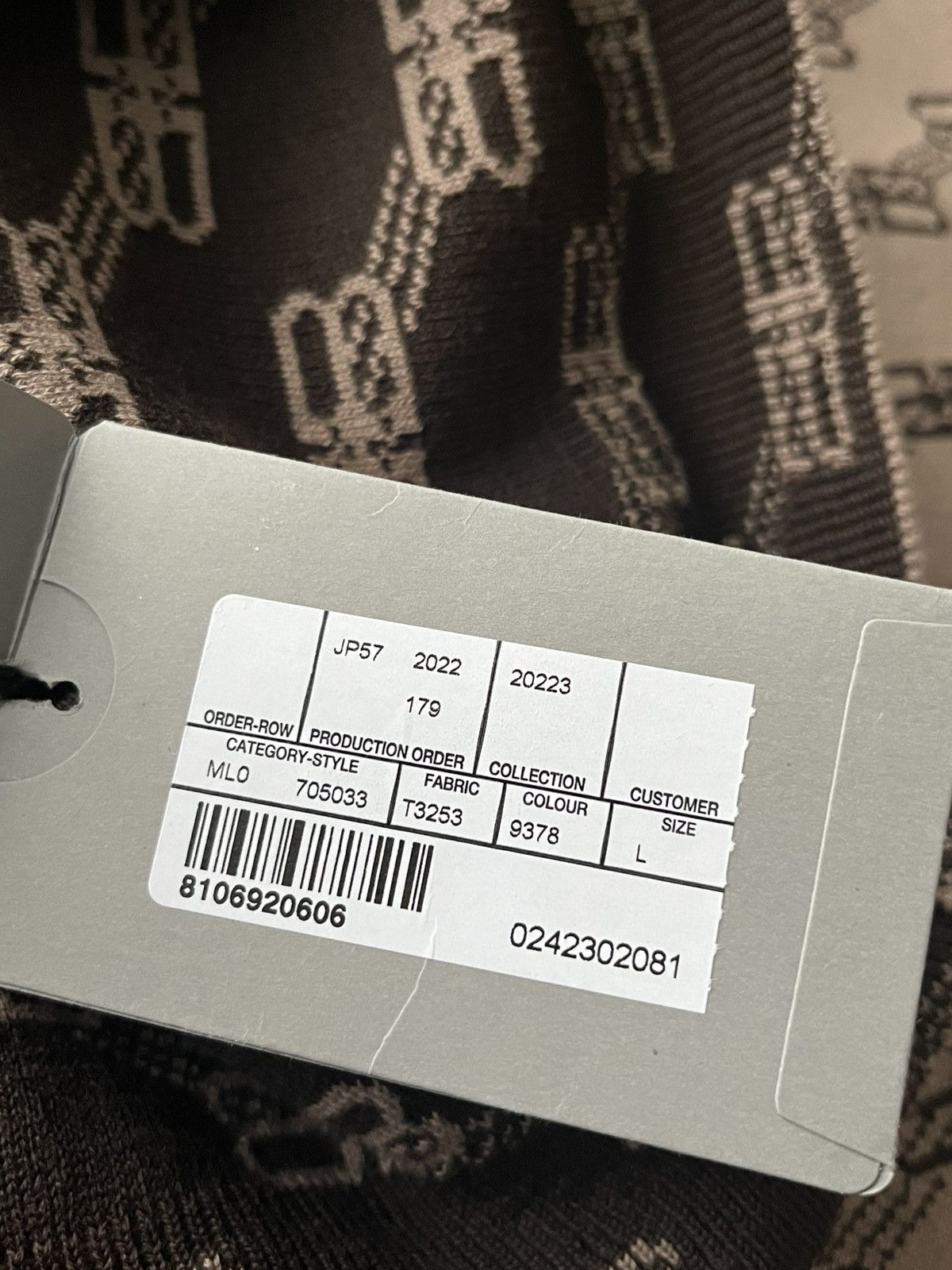 Balenciaga Runway Brand New Rare Balenciaga BB Monogram Sweater Size US L / EU 52-54 / 3 - 14 Thumbnail