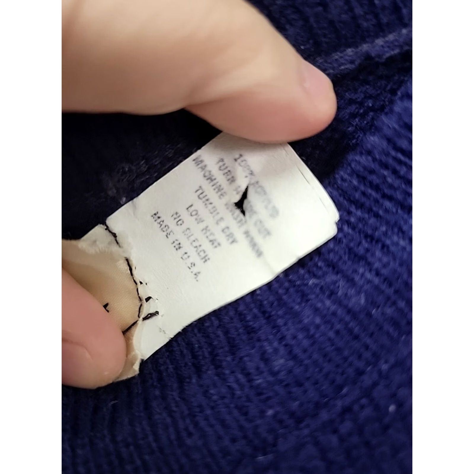 NEXT VINTAGE What's Next SHAMROCK Crew Neck Sweater Long Sleeve Unisex Adults L Blue Acrylic Knit Pullover St Patrick's Day Geometric Pattern Mens Womens Size US L / EU 52-54 / 3 - 3 Thumbnail