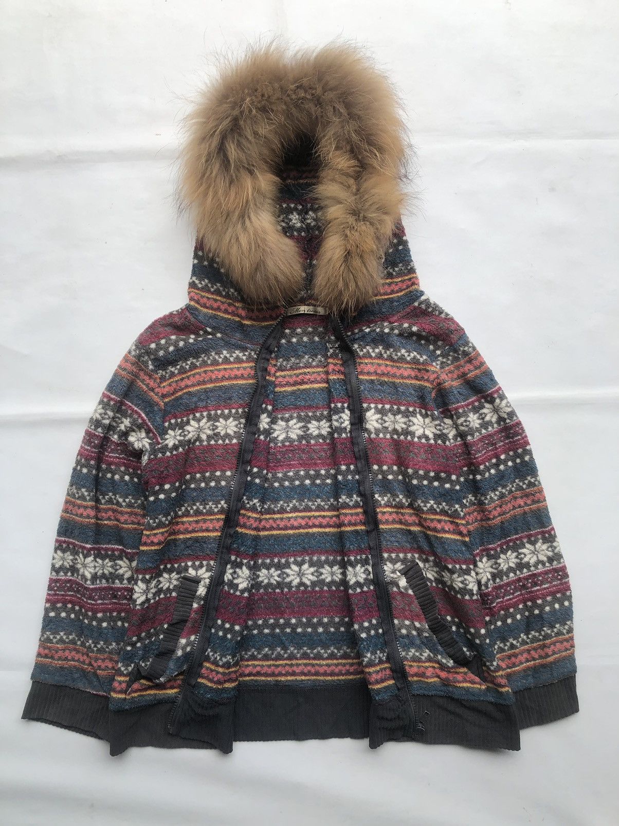 If Six Was Nine Japanese Gothic Faux Fur Hoodie Zipper Ifsixwasnine Style Size US L / EU 52-54 / 3 - 2 Thumbnail