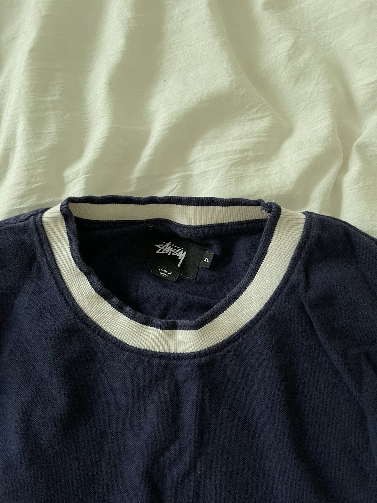 Stussy Stussy long sleeve navy shirt Size US XL / EU 56 / 4 - 2 Thumbnail